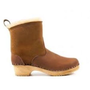 Sandgrens Pasco Fur Boot Clog Size 41